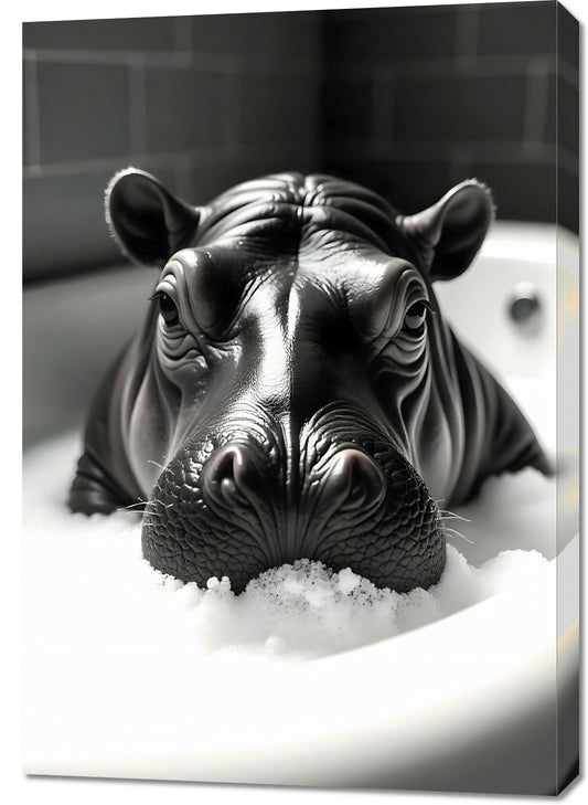 Obraz  Vintage Artystyczny | Hipuś | Portret Zwierząt Pop Art