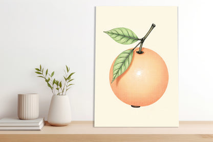 Obraz  Oranż Minimalistyczny , Wnętrza Styl Skandynawski, Boho