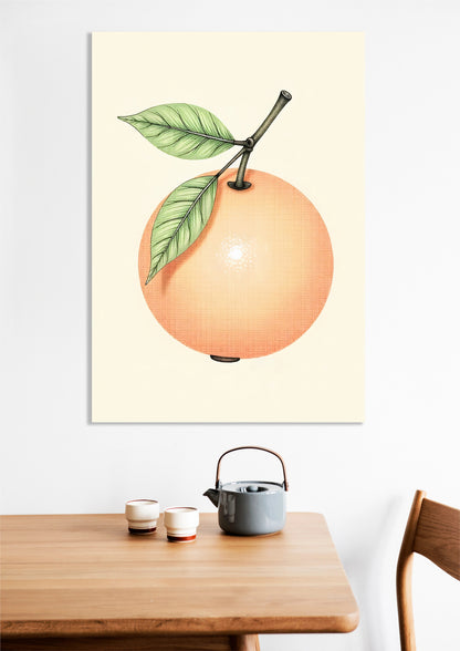 Obraz  Oranż Minimalistyczny , Wnętrza Styl Skandynawski, Boho