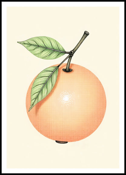 Plakat  Oranż Minimalistyczny , Wnętrza Styl Skandynawski, Boho