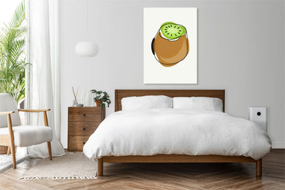 Obraz   Nowoczesny Owoce I Kiwi I Pop Art Vintage