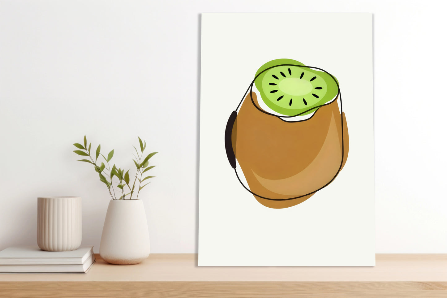 Obraz   Nowoczesny Owoce I Kiwi I Pop Art Vintage