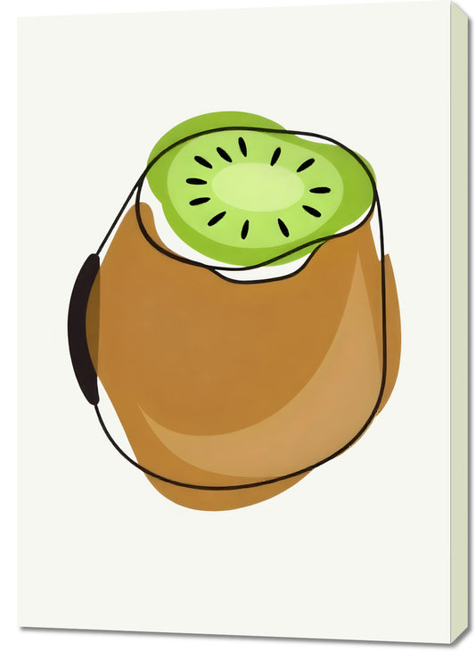 Obraz   Nowoczesny Owoce I Kiwi I Pop Art Vintage