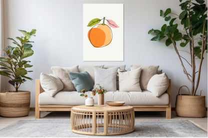Obraz  Nowoczesny Owoce I Pomarańcz I Pop Art Vintage