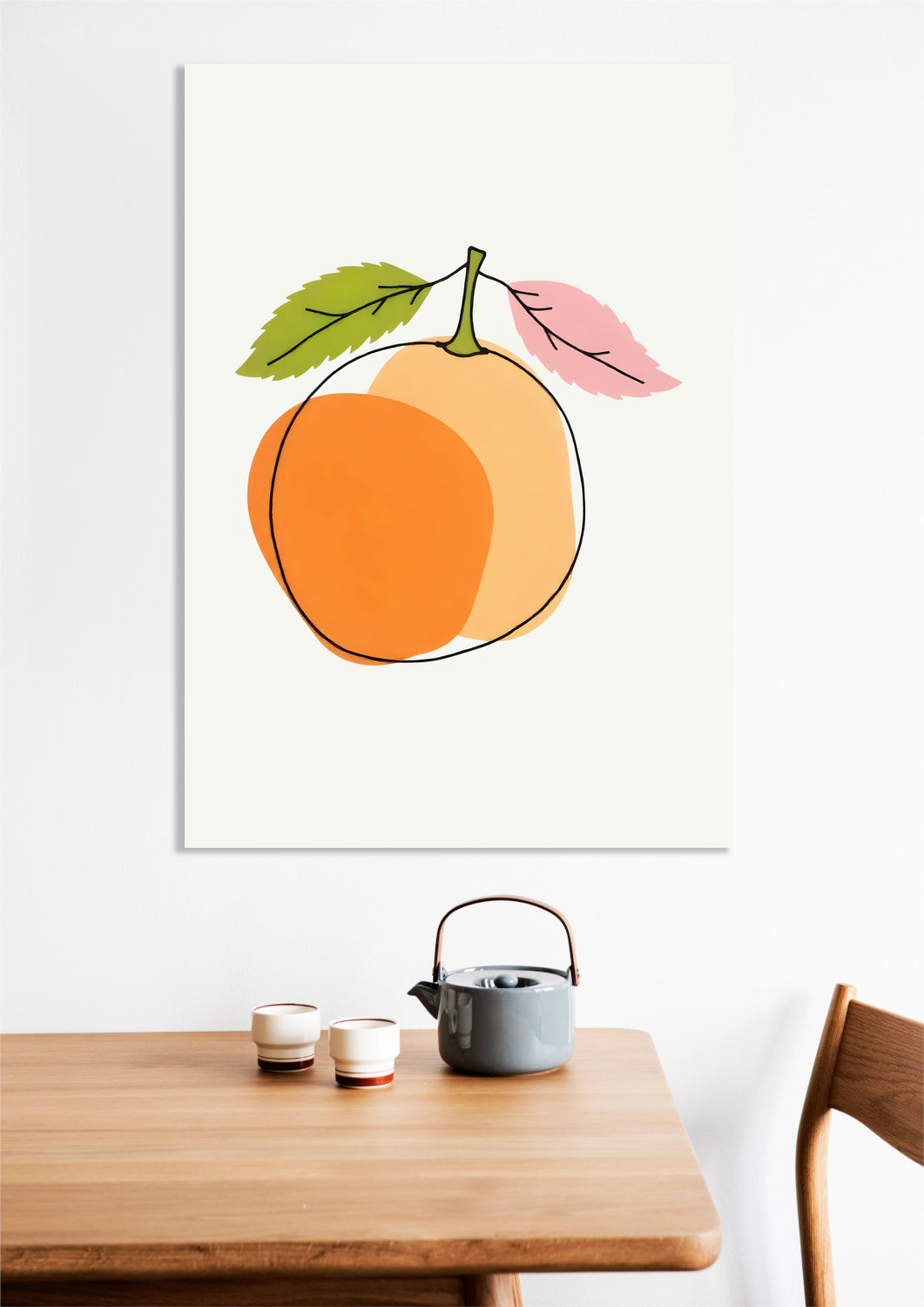 Obraz  Nowoczesny Owoce I Pomarańcz I Pop Art Vintage