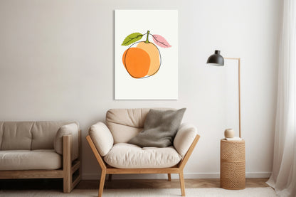 Obraz  Nowoczesny Owoce I Pomarańcz I Pop Art Vintage