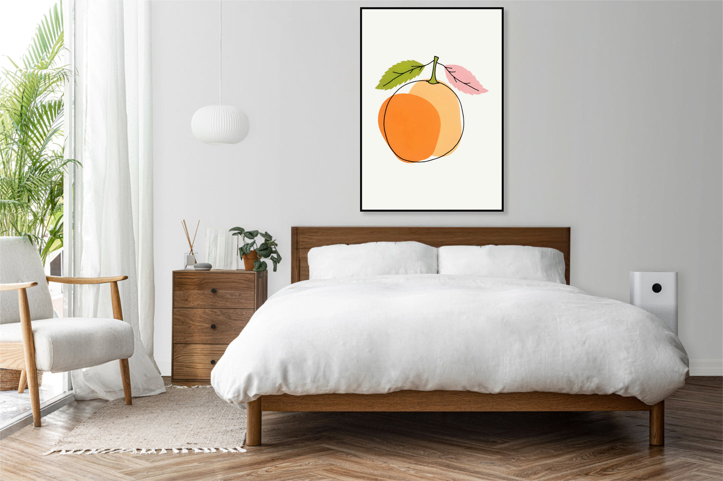 Plakat  Nowoczesny Owoce I Pomarańcz I Pop Art Vintage