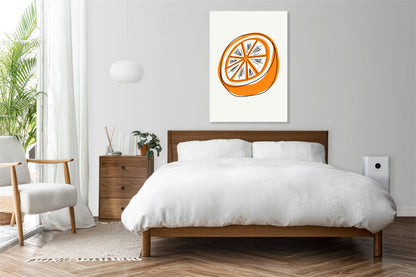 Obraz  Nowoczesny Owoce I Pomarańcz 2 I Pop Art Vintage