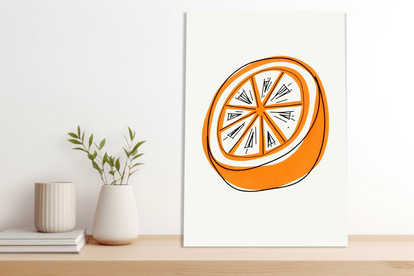Obraz  Nowoczesny Owoce I Pomarańcz 2 I Pop Art Vintage