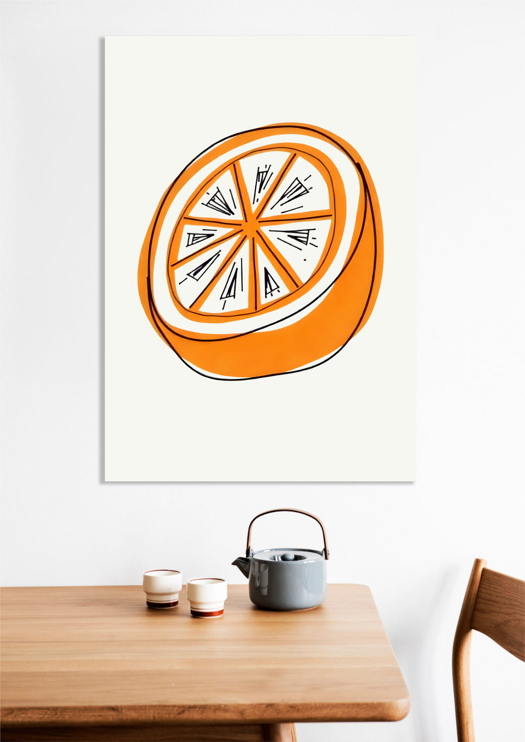Obraz  Nowoczesny Owoce I Pomarańcz 2 I Pop Art Vintage