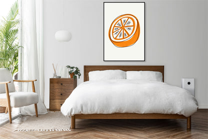 Plakat  Nowoczesny Owoce I Pomarańcz 2 I Pop Art Vintage