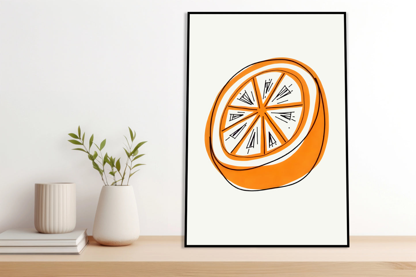 Plakat  Nowoczesny Owoce I Pomarańcz 2 I Pop Art Vintage
