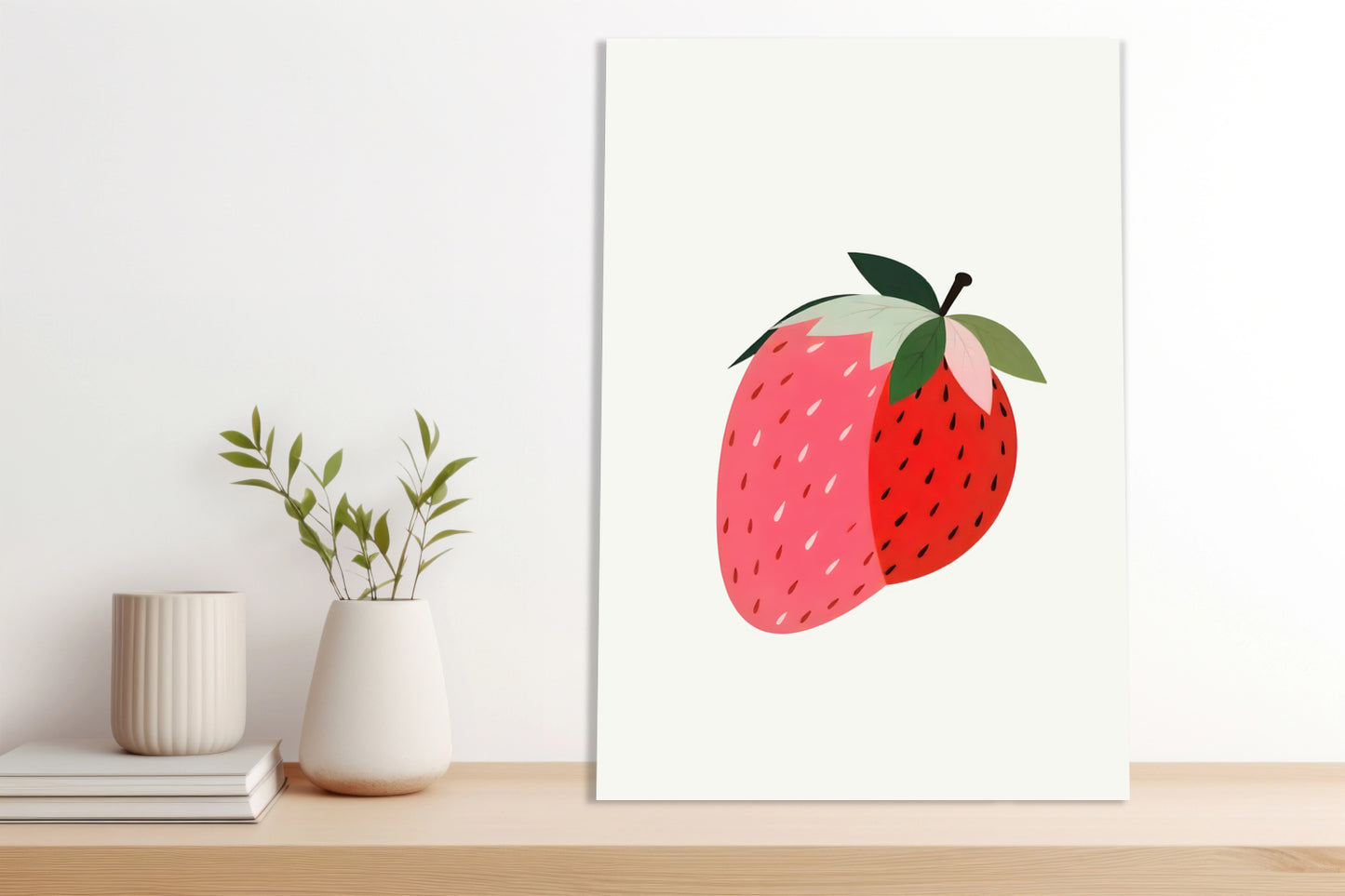 Obraz  Nowoczesny Owoce I TruskawkaI Pop Art Vintage