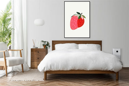 Plakat  Nowoczesny Owoce I TruskawkaI Pop Art Vintage