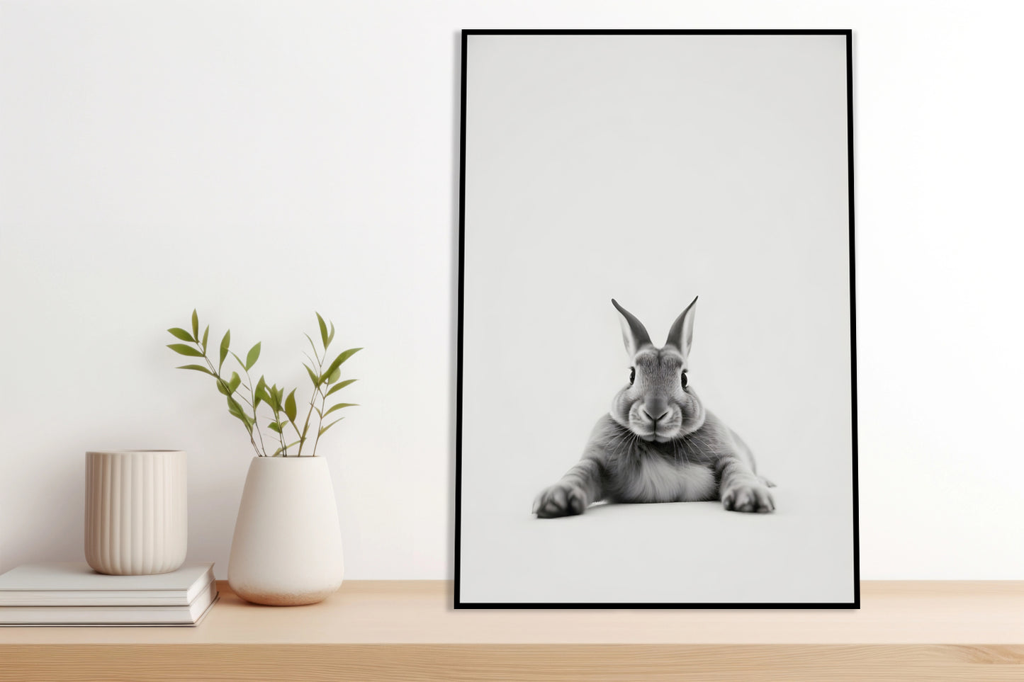 Plakat  Vintage Artystyczny | Zając 2 | Portret Zwierząt Pop Art