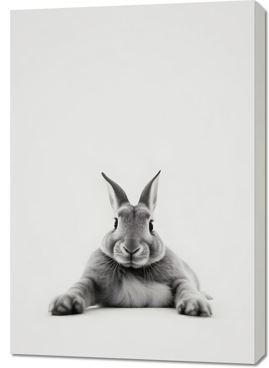 Obraz  Vintage Artystyczny | Zając 2 | Portret Zwierząt Pop Art