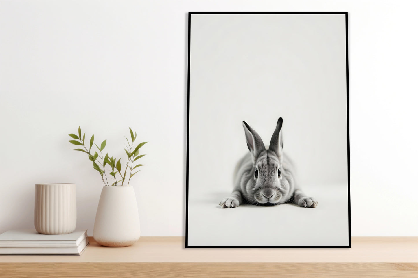 Plakat  Vintage Artystyczny | Zając 3 | Portret Zwierząt Pop Art