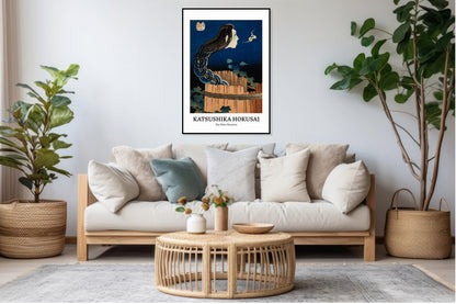 Obraz  Design Plate Mansion, Hokusai Vintage do Salonu