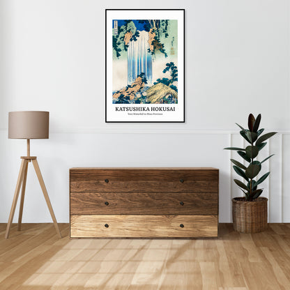 Obraz  Design Yoro Waterfall, Hokusai Vintage do Salonu