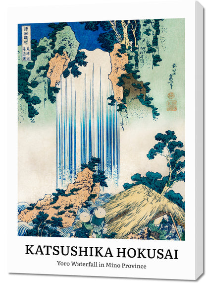 Obraz  Design Yoro Waterfall, Hokusai Vintage do Salonu