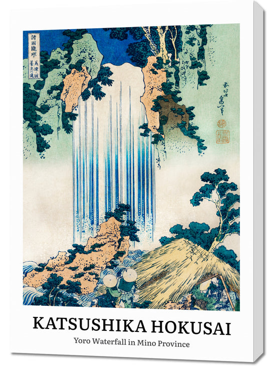 Obraz  Design Yoro Waterfall, Hokusai Vintage do Salonu