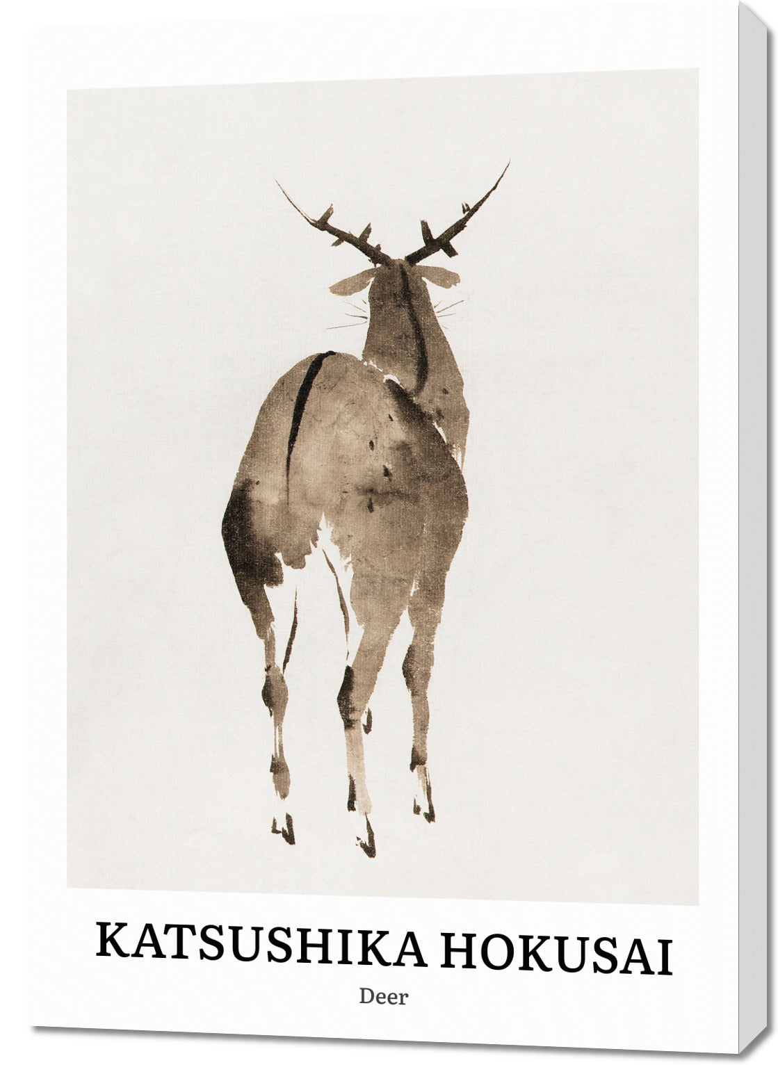 Obraz  Design Deer, Hokusai Vintage do Salonu