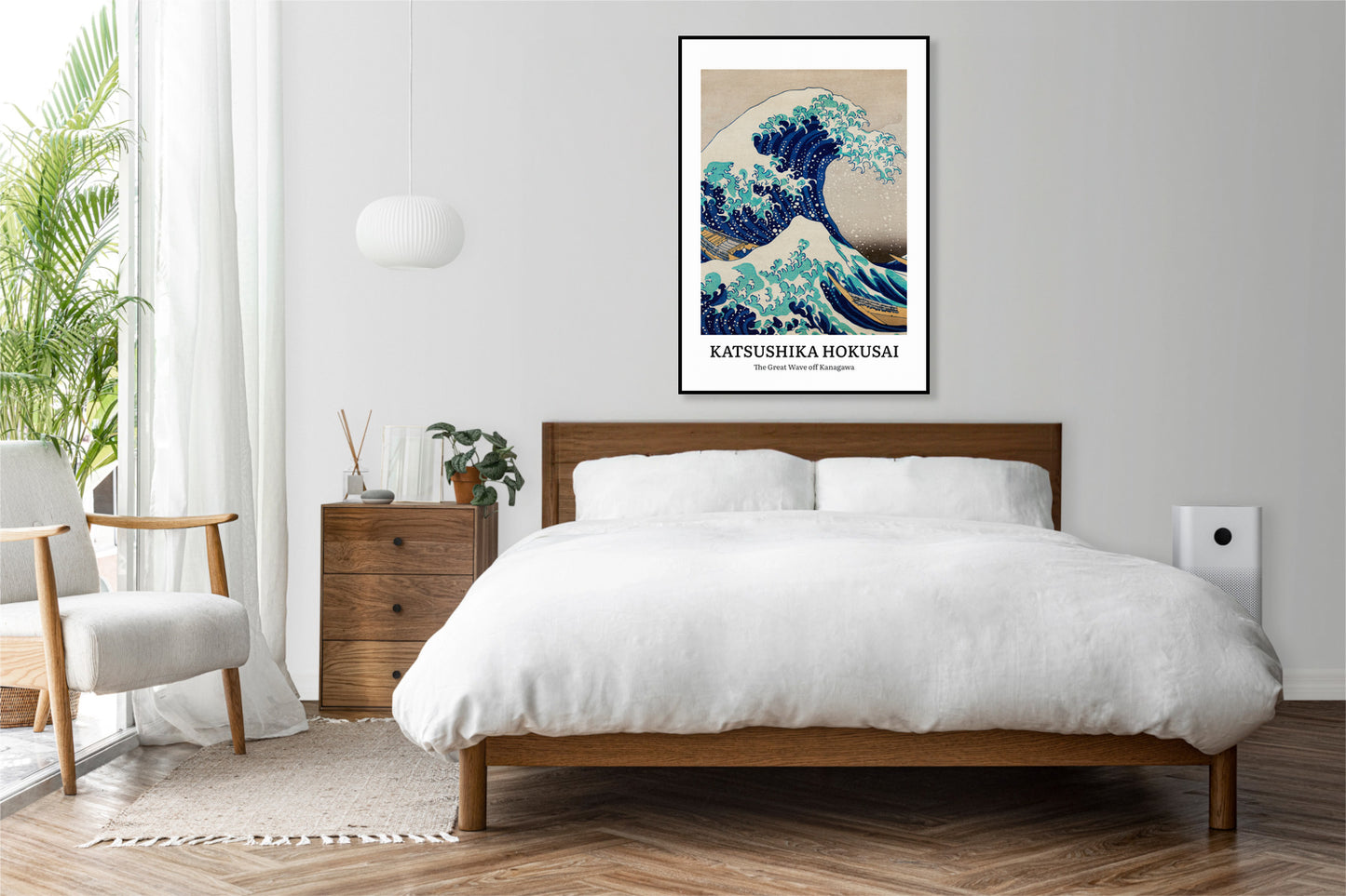 Obraz  Design Wave of Kaganawa, Hokusai Vintage do Salonu