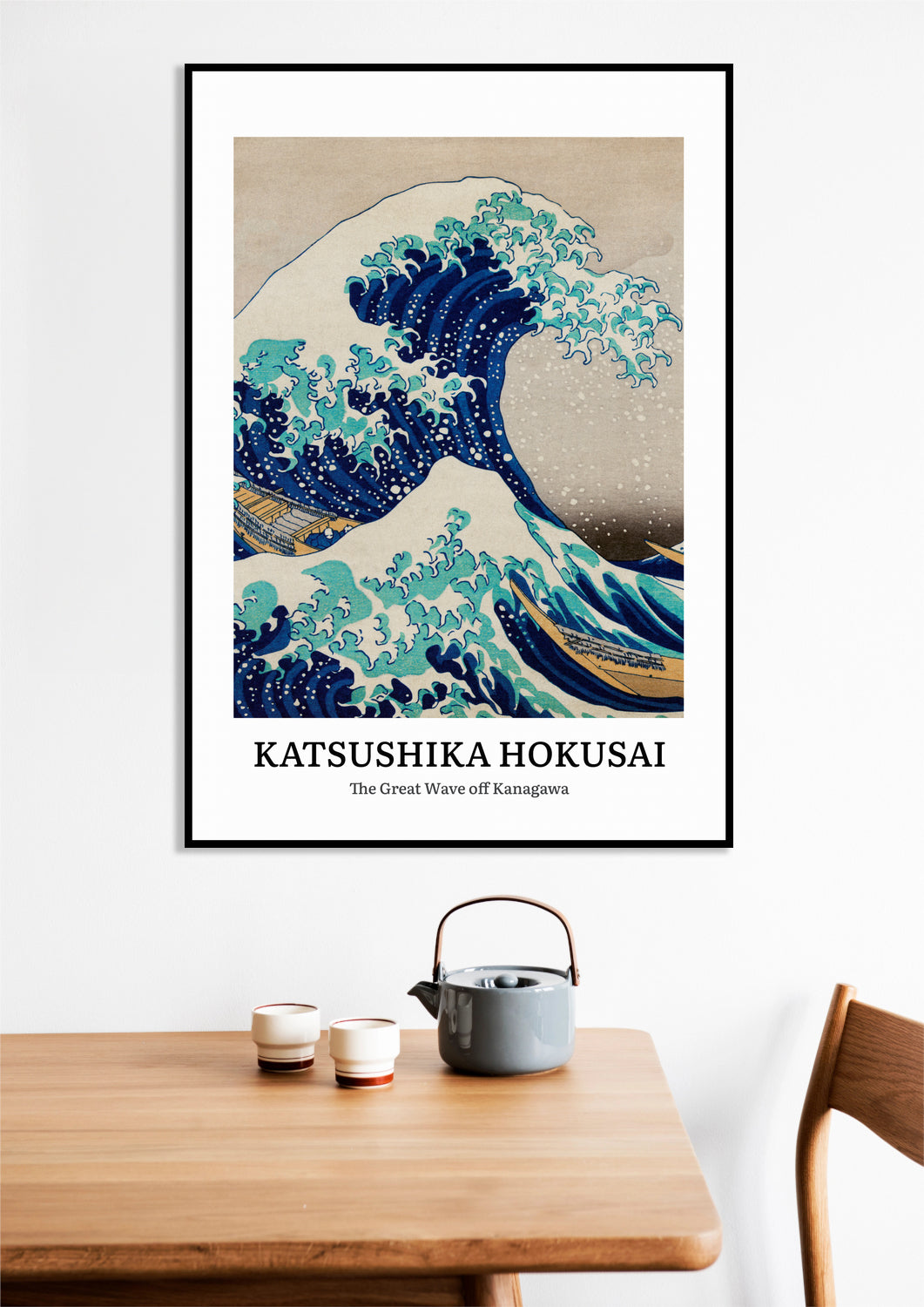 Obraz  Design Wave of Kaganawa, Hokusai Vintage do Salonu