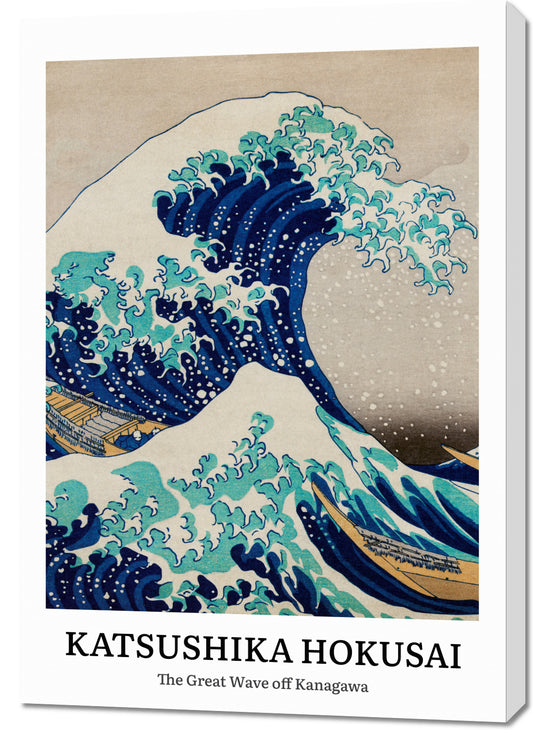 Obraz  Design Wave of Kaganawa, Hokusai Vintage do Salonu