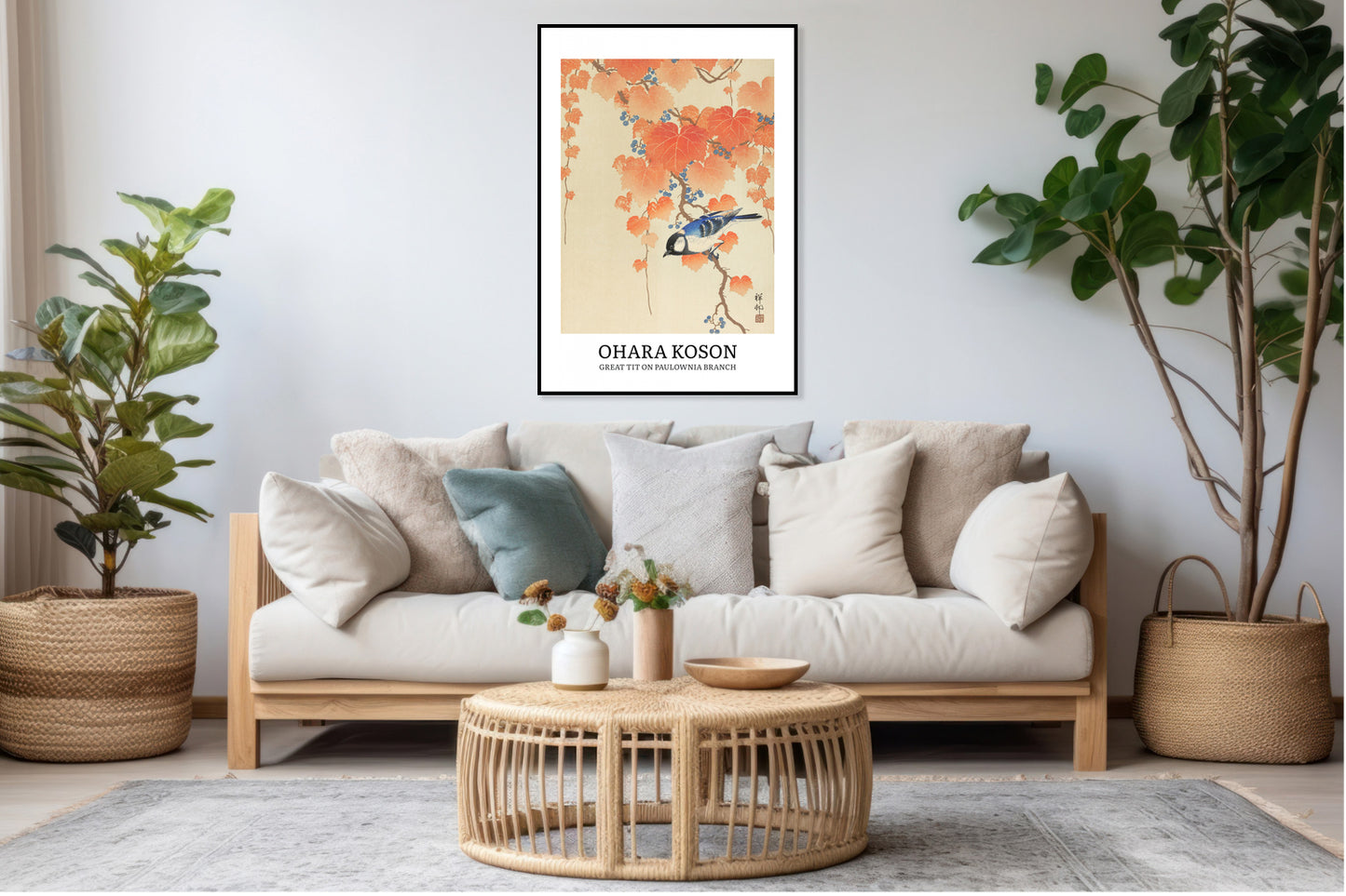 Obraz  Design Great Tit, Koson Vintage do Salonu