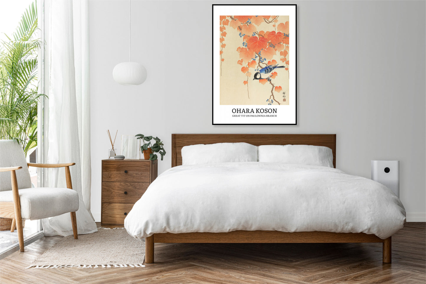 Plakat  Design Great Tit, Koson Vintage do Salonu