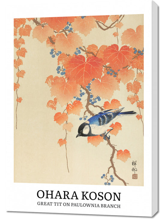 Obraz  Design Great Tit, Koson Vintage do Salonu