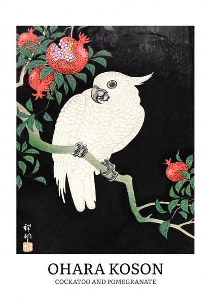 Plakat  Design Cockatoo, Koson Vintage do Salonu