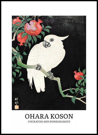 Plakat  Design Cockatoo, Koson Vintage do Salonu