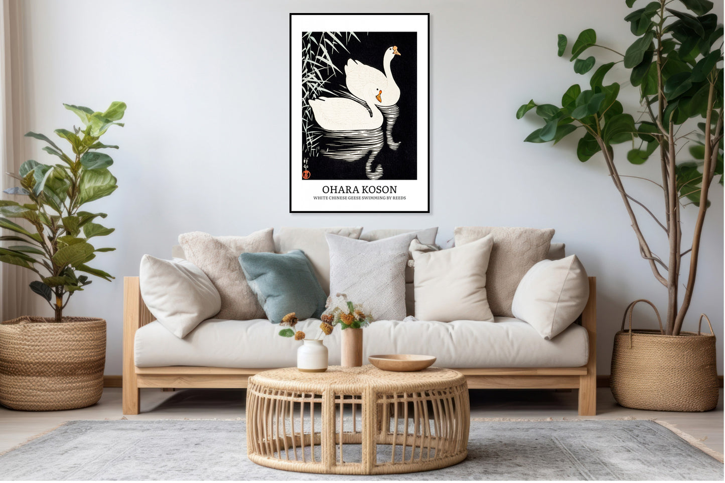 Obraz  Design Geese, Koson Vintage do Salonu