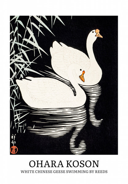 Plakat  Design Geese, Koson Vintage do Salonu