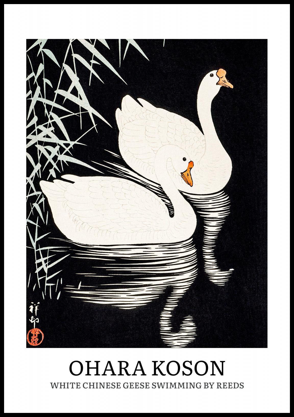 Plakat  Design Geese, Koson Vintage do Salonu