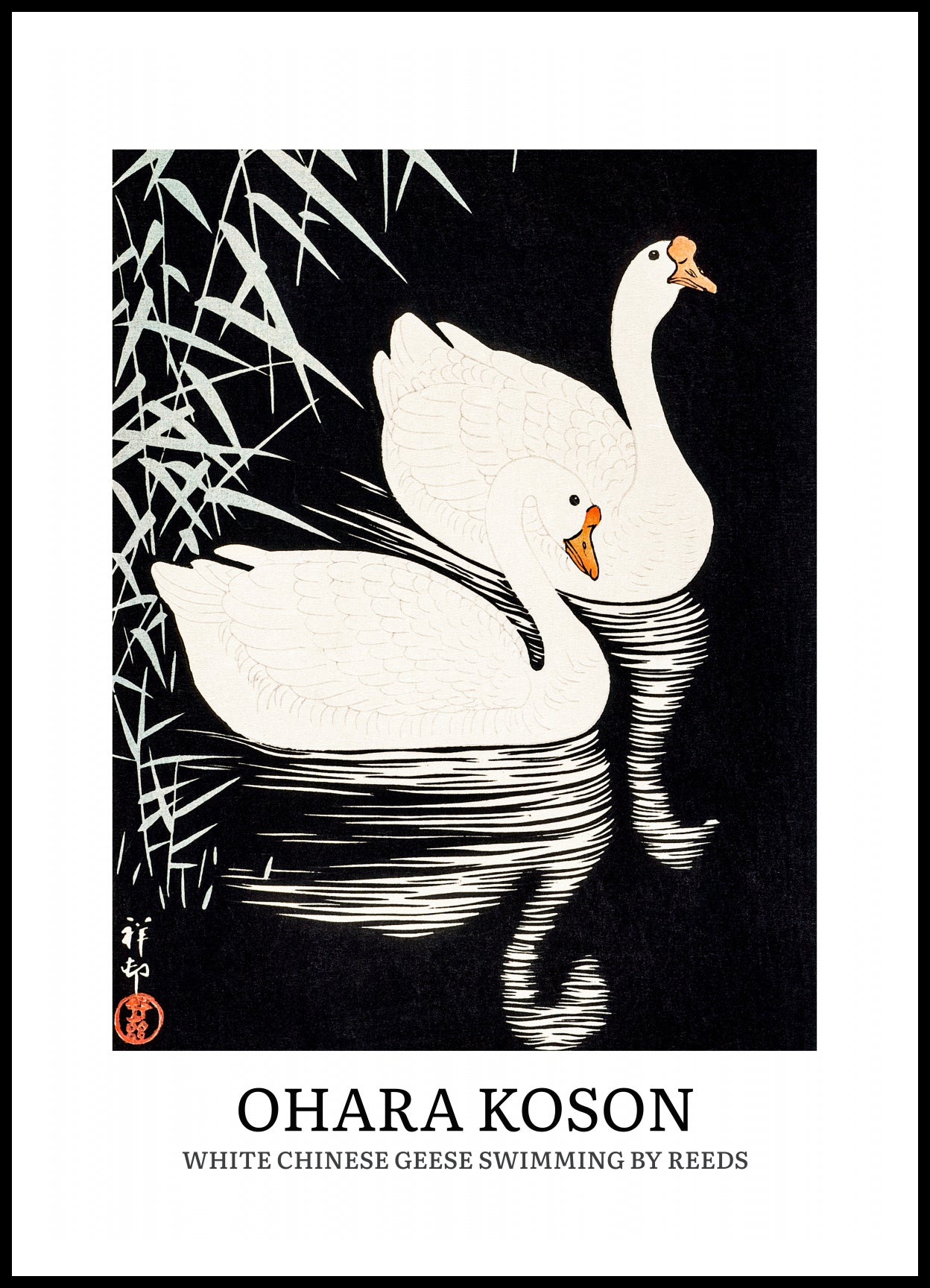 Plakat  Design Geese, Koson Vintage do Salonu