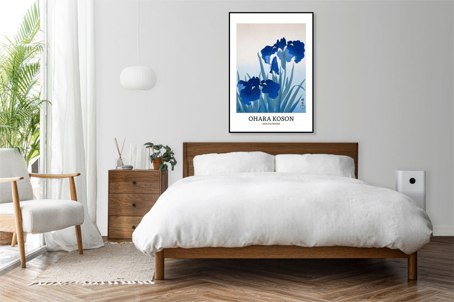Obraz  Design Iris Flowers, Koson Vintage do Salonu