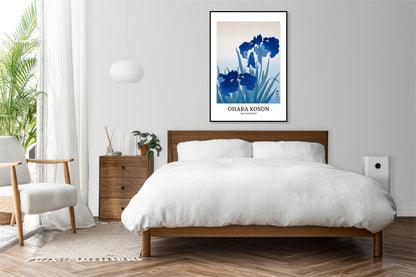 Obraz  Design Iris Flowers, Koson Vintage do Salonu