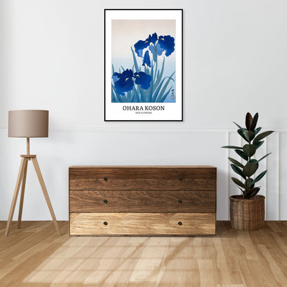 Obraz  Design Iris Flowers, Koson Vintage do Salonu