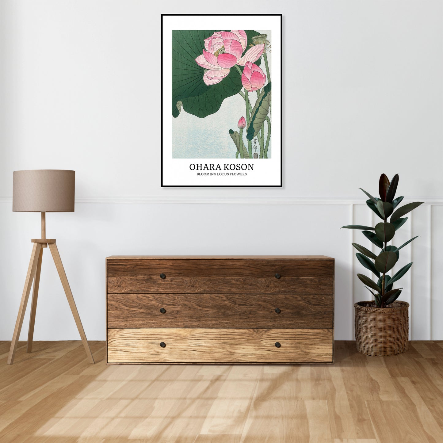 Obraz  Design Lotus, Koson Vintage do Salonu