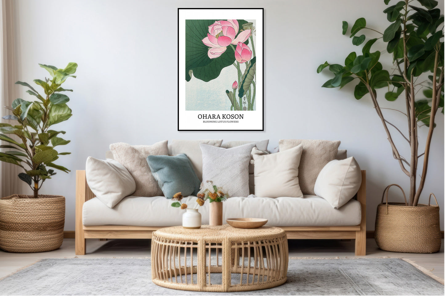 Obraz  Design Lotus, Koson Vintage do Salonu