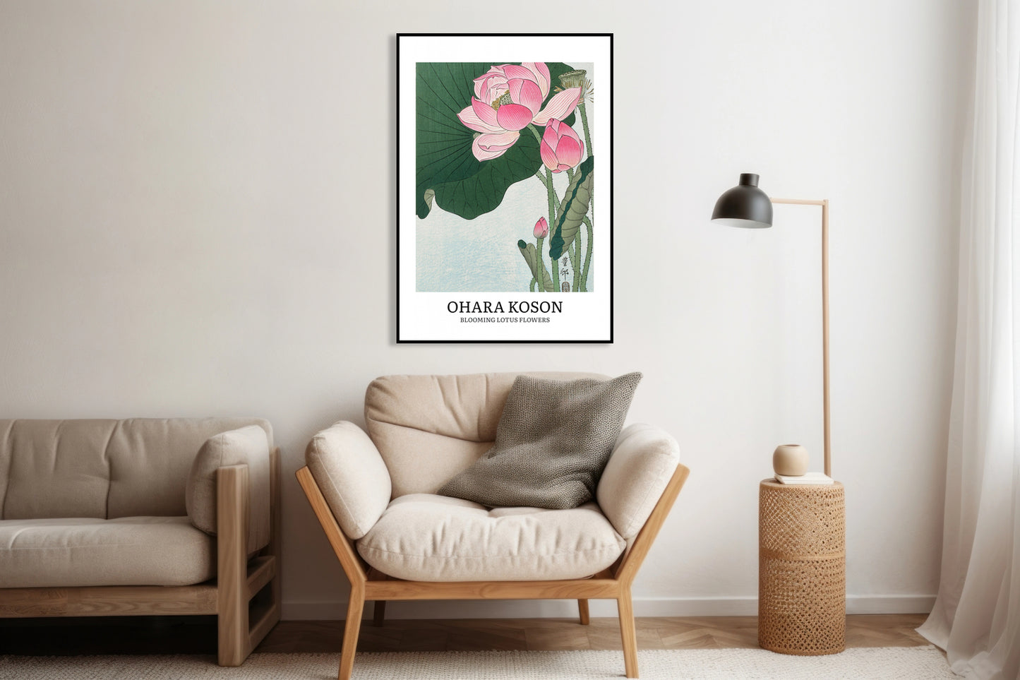 Obraz  Design Lotus, Koson Vintage do Salonu