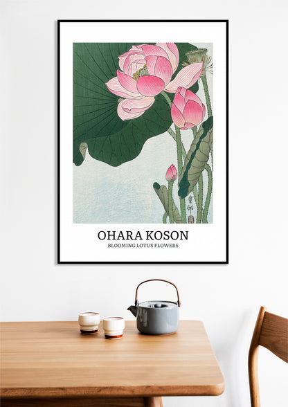 Obraz  Design Lotus, Koson Vintage do Salonu