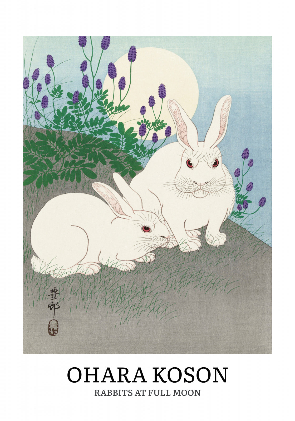 Plakat  Design Rabbits, Koson Vintage do Salonu