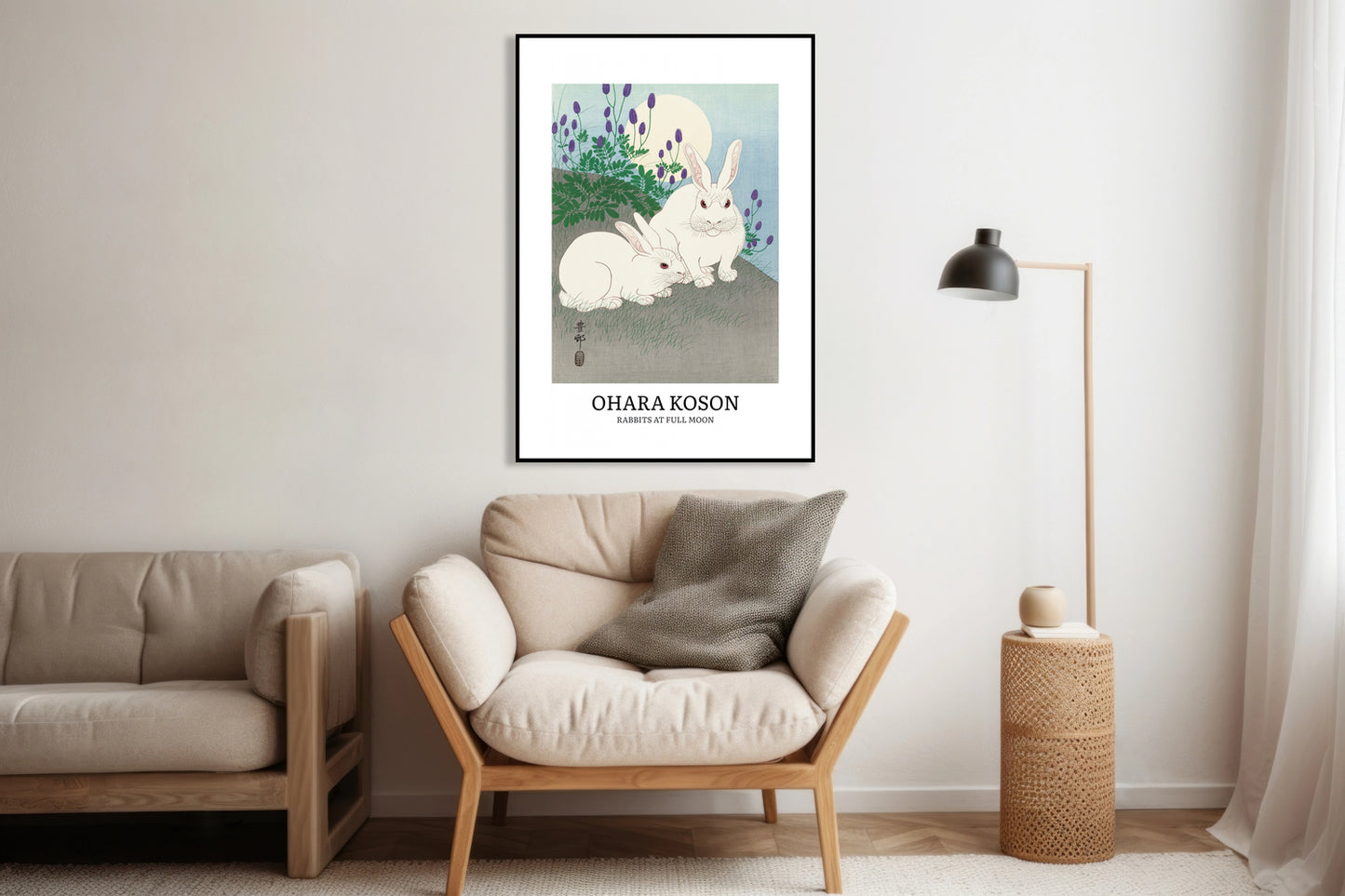 Plakat  Design Rabbits, Koson Vintage do Salonu