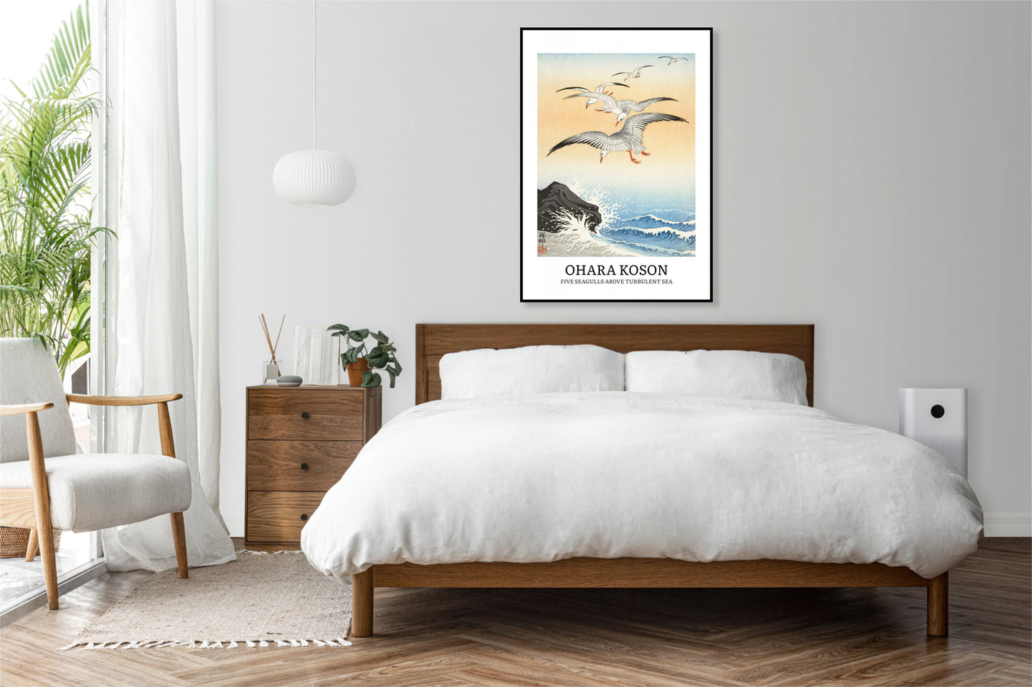 Obraz  Design Five Seagulls, Koson Vintage do Salonu