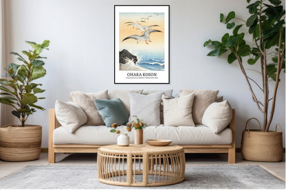 Obraz  Design Five Seagulls, Koson Vintage do Salonu