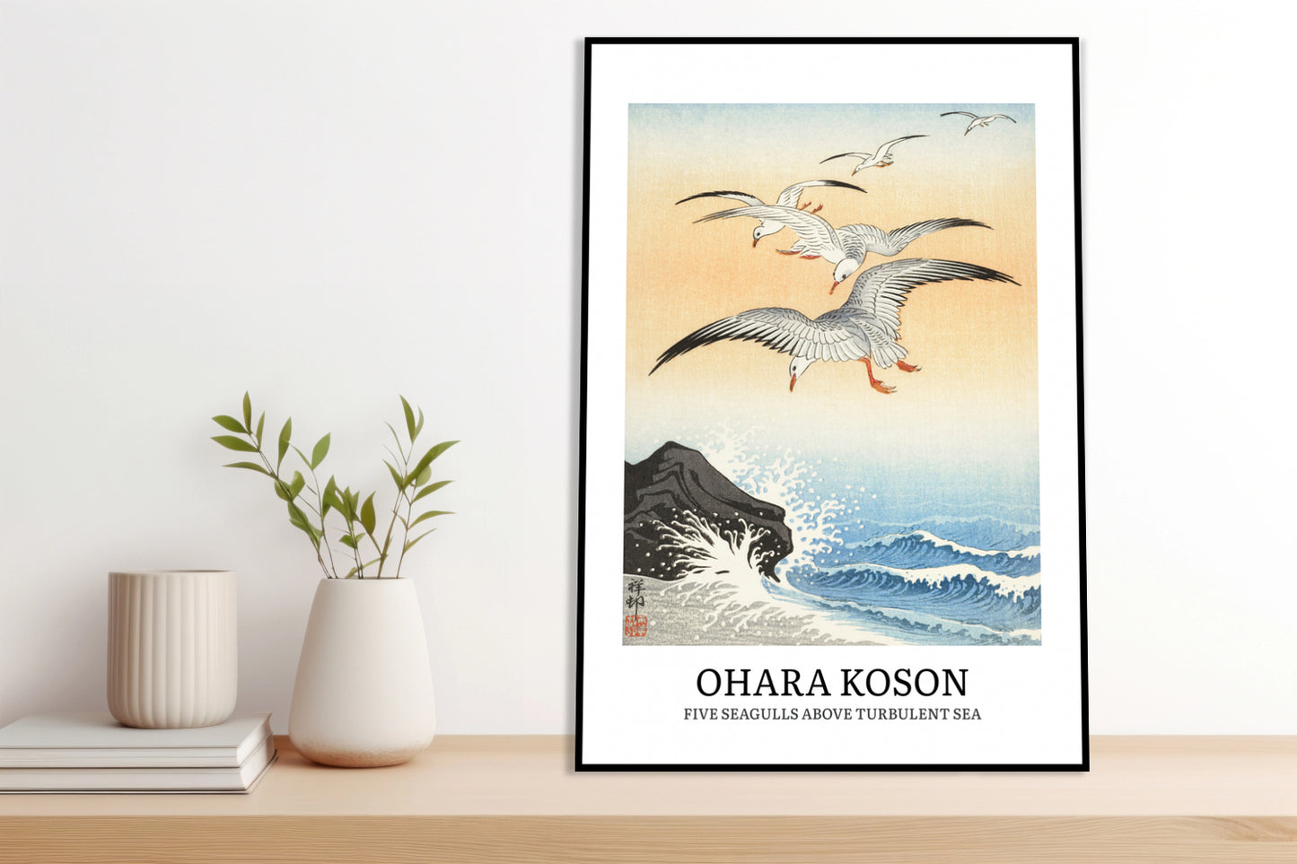 Obraz  Design Five Seagulls, Koson Vintage do Salonu